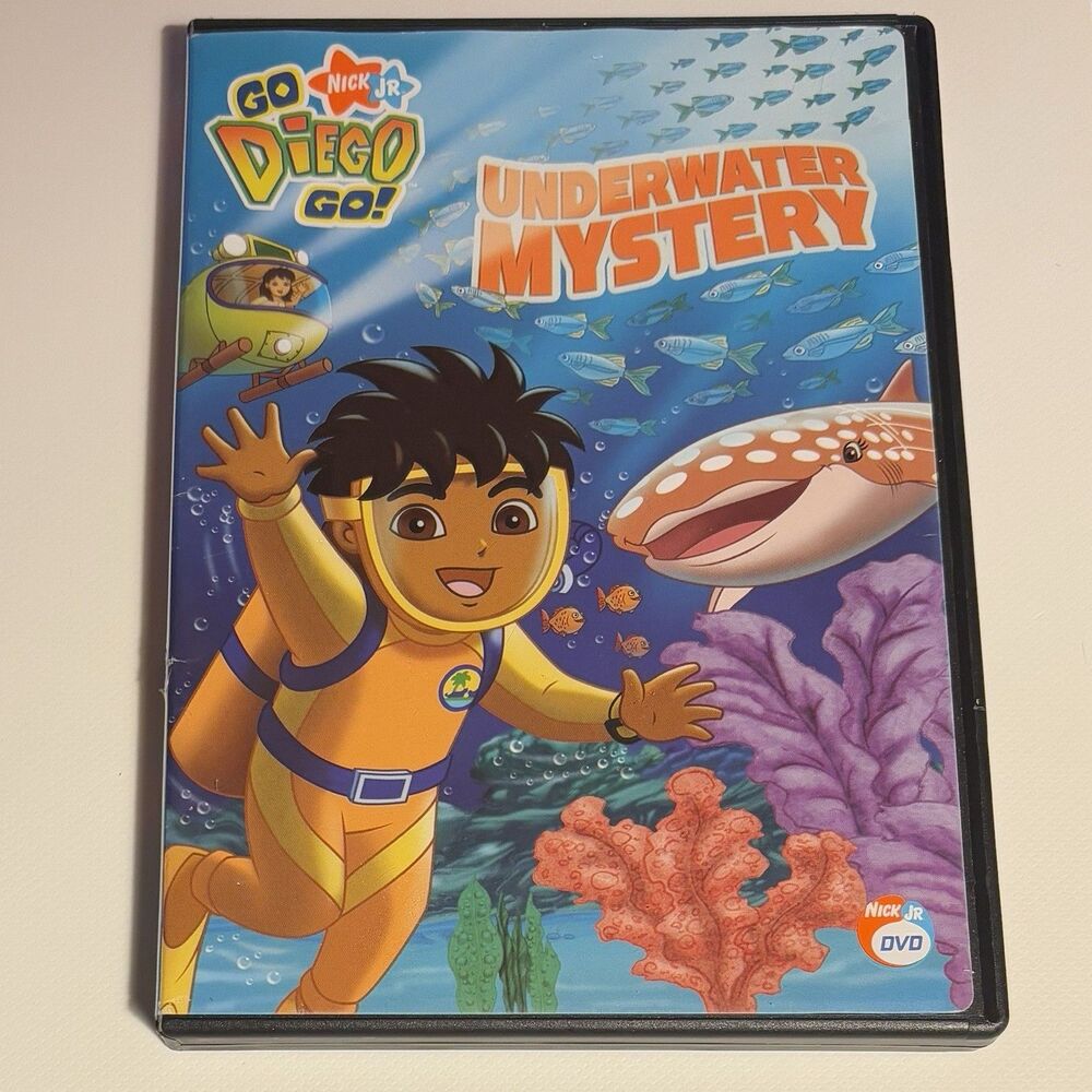Go Diego Go Underwater Mystery DVD RARE NICK JR 2007 Children’s TV Shows